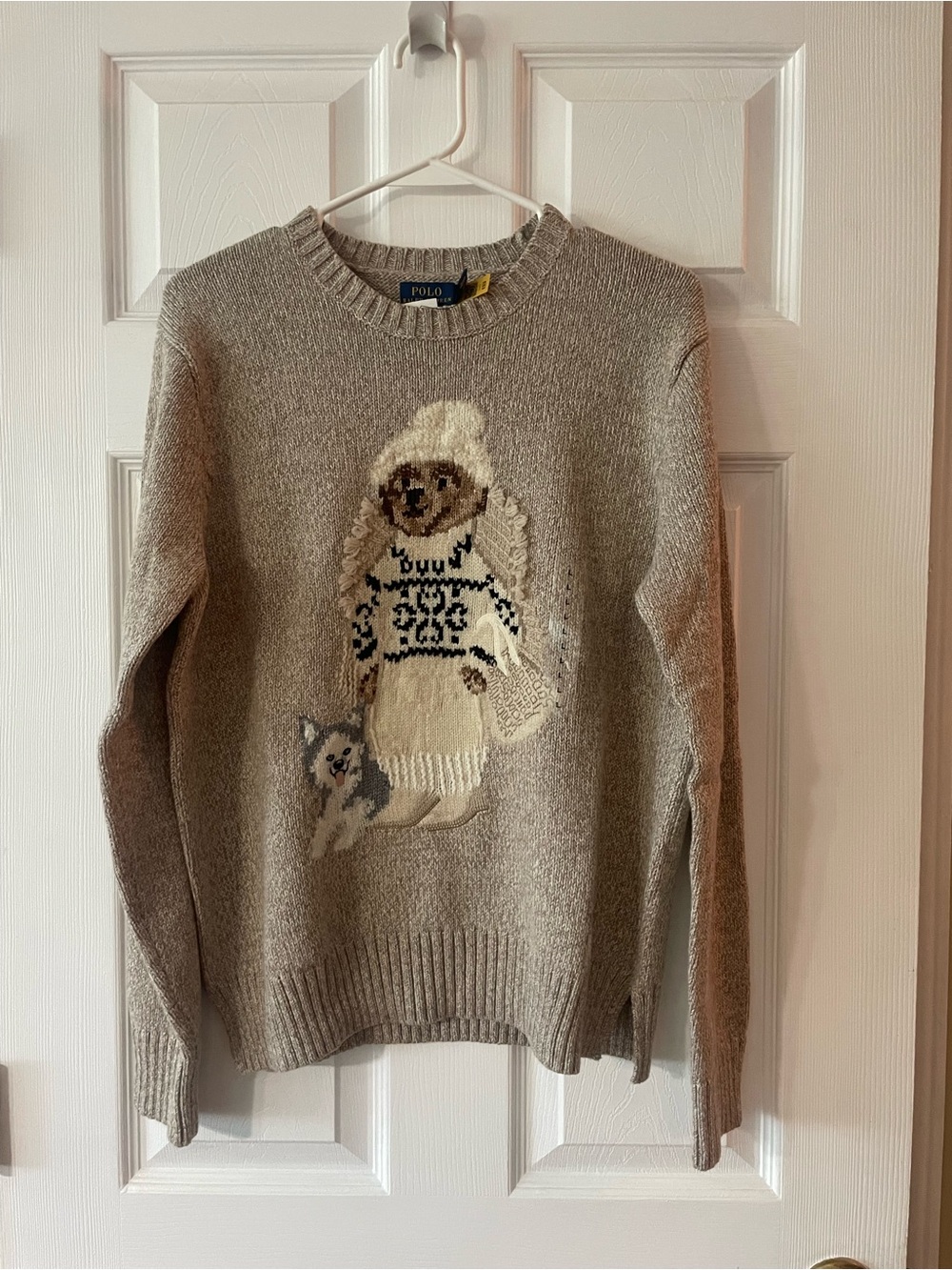 Ralph Lauren Crewneck Polo Bear Sweater - Picture 2 of 5
